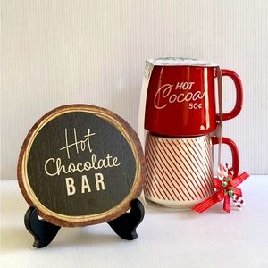 Target & Bullseyes Playground.  2-pack, Hot Cocoa Holiday Mugs set.